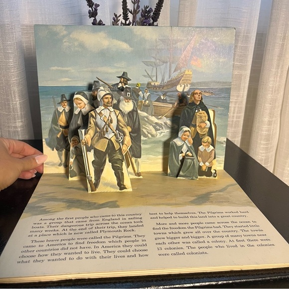 Vintage 1962 Wagner Living America The Declaration of Independence pop-up book - Picture 2 of 8